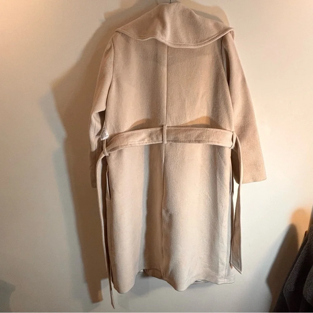 EVER NEW Sz 12P Amy Shawl Collar Wrap Coat Luxury Wool Blend Lined NEW WITH TAG - Picture 5 of 16